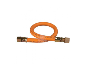 Gassslanga 0,6m 1/4" til 8 mm rørsamling